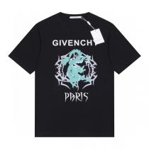 辰年限定作 ジバンシィ コピー Tシャツ 春夏 2色 綿 龍 ロゴ プリント ユニセックス GIVENCHY