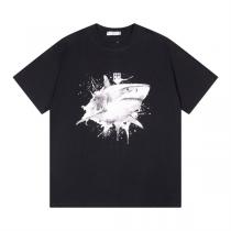 定番アイテム GIVENCHY 偽物 Tシャツ 鮫 サメ ロゴ プリント レトロ 男女兼用 ジバンシィ