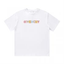 人気新作登場 GIVENCHY スーパーコピー Tシャツ 刺繡 ロゴ 虹色 ユニ...