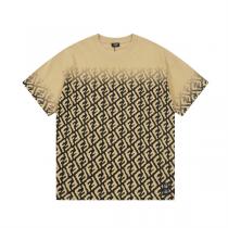 2026ssコレクション FENDI 偽物 Ｔシャツ モノグラム FFロゴ グラデーションデザイン フェンディ