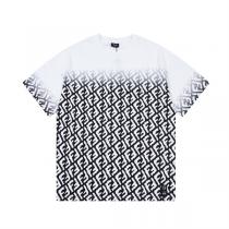 2026ssコレクション FENDI 偽物 Ｔシャツ モノグラム FFロゴ グラデーションデザイン フェンディ