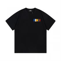 2026春先新作 FENDI スーパーコピー Ｔシャツ ユニセックス ロゴ タオルロゴ 刺繡 フェンディ