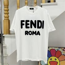 2026春シリーズ フェンディ スーパーコピー Ｔシャツ タオルロゴ 刺繡 100%コットン FENDI