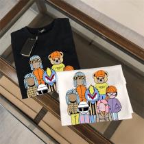 純綿素材 FENDI スーパーコピー Ｔシャツ キャラクター 柄 プリント トレンド フェンディ 