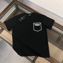 2026トレンド FENDI スーパーコピー Ｔシャツ 純綿生地 ロゴ プリント...