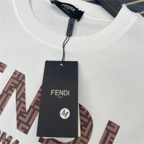 2026ss FENDI 偽物 Ｔシャツ ロゴ プリント 100%コットン ユニセックス 2色 フェンディ