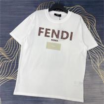 2026ss FENDI 偽物 Ｔシャツ ロゴ プリント 100%コットン ユニセックス 2色 フェンディ