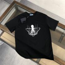 2026年希少限定作 PRADA コピー Ｔシャツ ロゴ プリント たこ 墨の絵...
