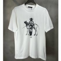 2026年春のコレクション ルイヴィトン コピー Ｔシャツ スケッチ 馬 ロゴ ...