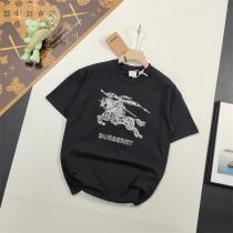 2026春夏の新作 バーバリー 偽物 Ｔシャツ 刺繡 ロゴ 立体的 馬術騎士 コットン生地 BURBERRY