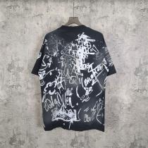 BALENCIAGA コピー Ｔシャツ SKATER サッカー オーバーサイズ 刺繡ロゴ 水洗い処理 バレンシアガ