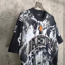 BALENCIAGA コピー Ｔシャツ SKATER サッカー オーバーサイズ 刺繡ロゴ 水洗い処理 バレンシアガ