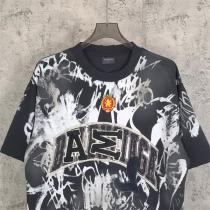 BALENCIAGA コピー Ｔシャツ SKATER サッカー オーバーサイズ 刺繡ロゴ 水洗い処理 バレンシアガ