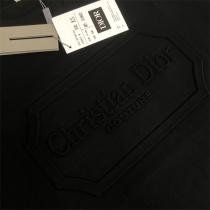 ミニマリズム DIOR スーパーコピー Ｔシャツ エンボスロゴ 立体感 プリント柄 2色 ディオール