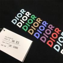 2026推薦 ディオール スーパーコピー Ｔシャツ Multi ロゴ プリント柄 男女兼用 2色 通気性 DIOR