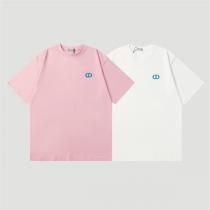 元気 DIOR コピー Ｔシャツ 刺繡 ロゴ 立体感 オーバーサイズ 2色 ユニ...