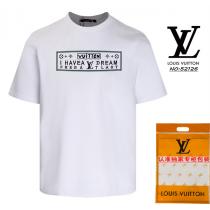 2026新作公開 ルイヴィトン コピー Ｔシャツ ロゴ プリント 純綿生地 3色 ユニセックス LOUIS VUITTON
