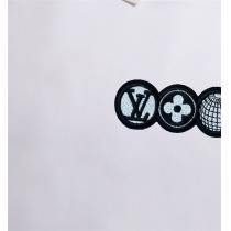 2026人気の定番 ルイヴィトン スーパーコピー Ｔシャツ 刺繡 ロゴ シンプル 純綿素材 LOUIS VUITTON
