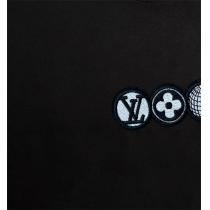 2026人気の定番 ルイヴィトン スーパーコピー Ｔシャツ 刺繡 ロゴ シンプル 純綿素材 LOUIS VUITTON