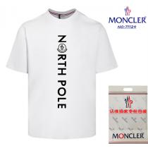 人気半袖 モンクレール スーパーコピー Ｔシャツ ロゴ プリント ワッペン ユニセックス 2色 MONCLER