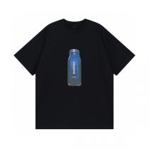 ストリート系 BALENCIAGA スーパーコピー Ｔシャツ 水のペットボトル ロゴ プリント 2色 綿 バレンシアガ 