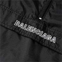 2026FW バレンシアガ コピー ジャケット フロントジップ 引き出し式のフード ナイロン 刺繡ロゴ BALENCIAGA