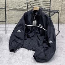 2026春夏 BALENCIAGA スーパーコピー ジャケット 3Bロゴ 刺繡 tracksuit 調節ドロスト バレンシアガ