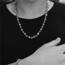 CHROME HEARTS コピー ネックレス サイコロ 銀 クラシック クロス...