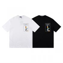 ルイヴィトン コピー Ｔシャツ 街路指示 プリント ロゴ プリント 綿 ユニセッ...