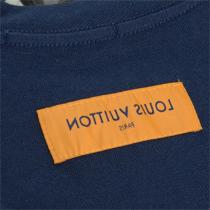 ウォーターカラーサマー ルイヴィトン コピー Ｔシャツ 刺繡 ロゴ 貼り付け 海 ビーズアニマル LOUIS VUITTON