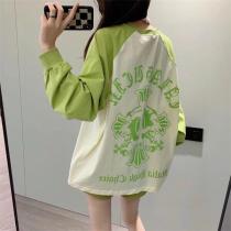 アボカド CHROME HEARTS コピー 長袖Tシャツ オーバーサイズ 新鮮な色合い ロゴプリント クロムハーツ