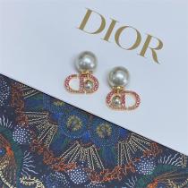☆キラキラ新作☆DIOR スーパーコピー ピアス Tribales ピンク ゴールドトーン ディオール