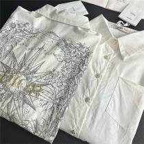 ☆希少限定作☆ディオール コピー シャツ 八芒星 ロゴ グレー レディース DIOR