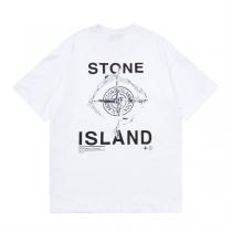 2026コレクション STONE ISLAND コピー Tシャツ ロゴ コンパス 柄 プリント 100%コットン ストーンアイランド