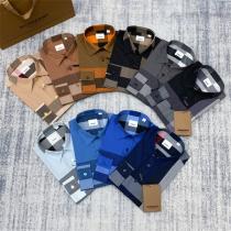 10カラー展開!!BURBERRY コピー シャツ メンズ チェック柄 純綿生地...