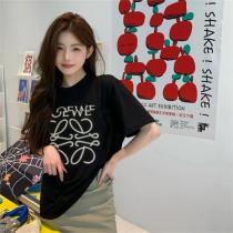 ユニークな印象 LOEWE コピー Ｔシャツ アナグラム ロゴ コットン生地 ユ...