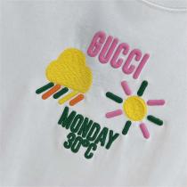 GUCC1 スーパーコピー Ｔシャツ Monday 30°C ロゴ 刺繡 Brighten the Monday