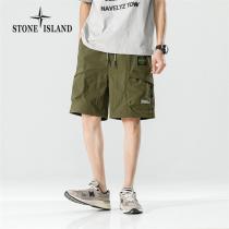 おしゃれ2026ss☆ストーンアイランド STONE ISLANDカーゴハーフパ...
