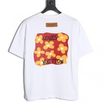 LOUIS VUITTON スーパーコピー Ｔシャツ ロゴ プリント 花柄 モノグラム 可愛い ユニセックス ルイヴィトン