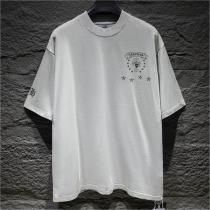 クロムハーツ コピー Tシャツ プリント 柄 モチーフ アイコン 2色 ユニセッ...