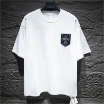 クロムハーツ スーパー コピー Tシャツ レザー ロゴ プリント レザー クロス 反対色 CHROME HEARTS