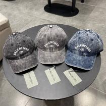 BALENCIAGA コピー ベースボールキャップ バレンシアガ ロゴ 水洗い処...