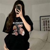 バーバリー スーパーコピー Ｔシャツ くま プリント 縫いぐるみ 可愛い ユニセ...