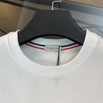 2026年最新作 MONCLER コピー 新作 クルーネック 刺繍ロゴ 立体感 ユニセックス Tシャツ 純綿100%