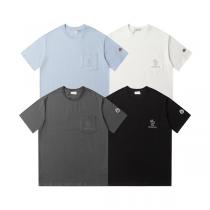 2026年春夏コレクション MONCLER コピー Ｔシャツ 刺繍ロゴ 純綿素材 ユニセックス 4色 モンクレール