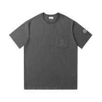 2026年春夏コレクション MONCLER コピー Ｔシャツ 刺繍ロゴ 純綿素材 ユニセックス 4色 モンクレール
