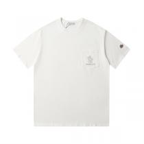 2026年春夏コレクション MONCLER コピー Ｔシャツ 刺繍ロゴ 純綿素材 ユニセックス 4色 モンクレール