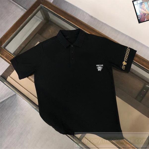 2026 VERSACE 偽物 ポロシャツ ヴェルサーチ 有名 ブランド 柔らかい生地 ヴェルサーチ 新作