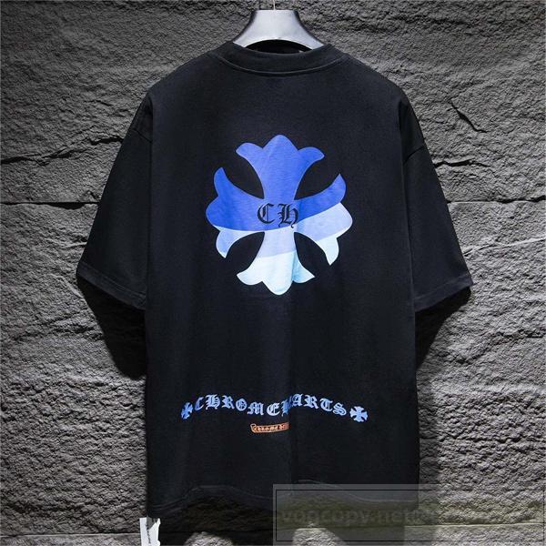 CHROME HEARTS スーパーコピー Tシャツ ロゴ プリント エレガント 立体感 高級感 柔らかい クロムハーツ 