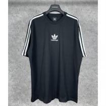 2026年大好評 バレンシアガ  Tシャツ BALENCIAGAｘAdidas コラボ originals シリーズ オーバーサイズ